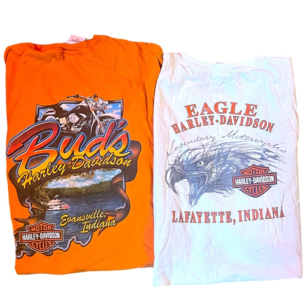 Vintage Harley Davidson Lot Indiana Cities XL